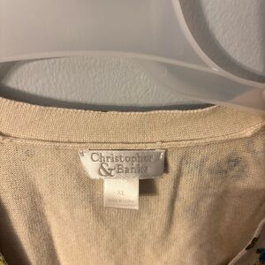 Christopher & Banks Cream Women's Cardigan Sweater